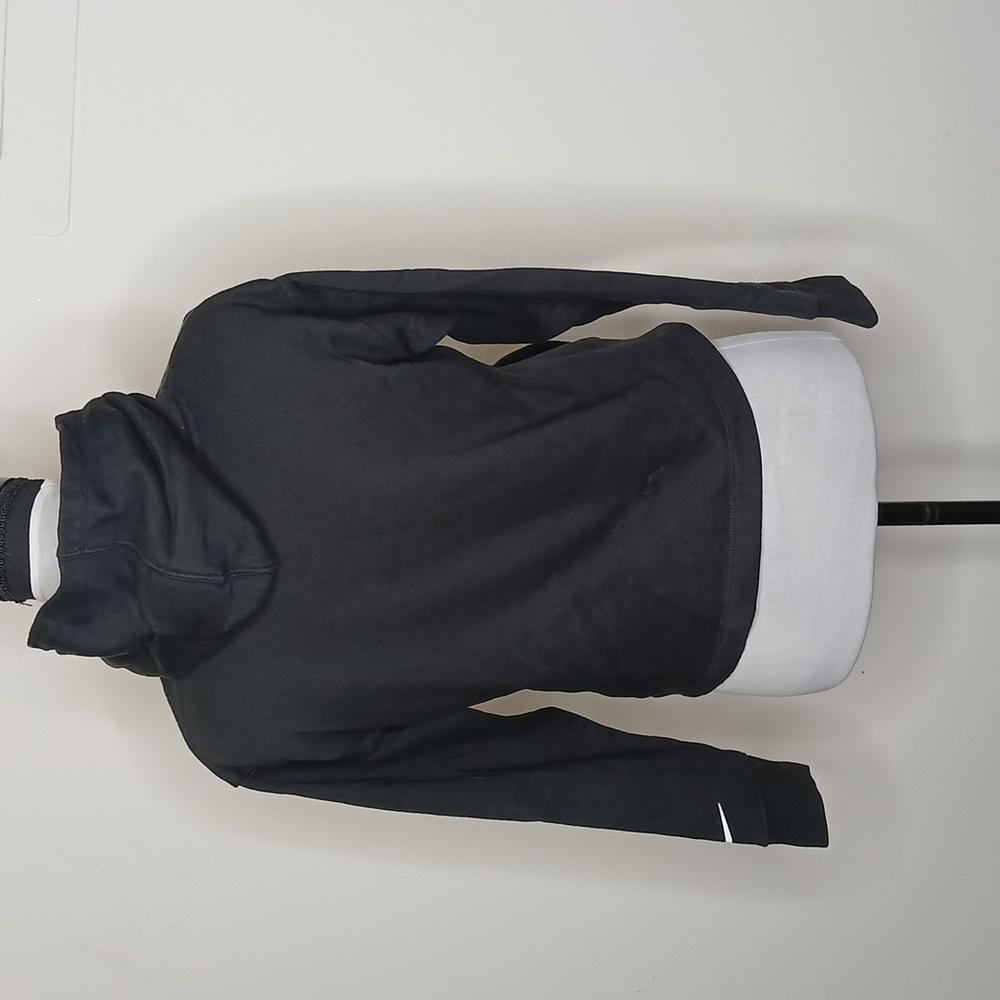 Nike Black And Gold Hooded Sweat Shirt Size Large - Picture 7 of 14